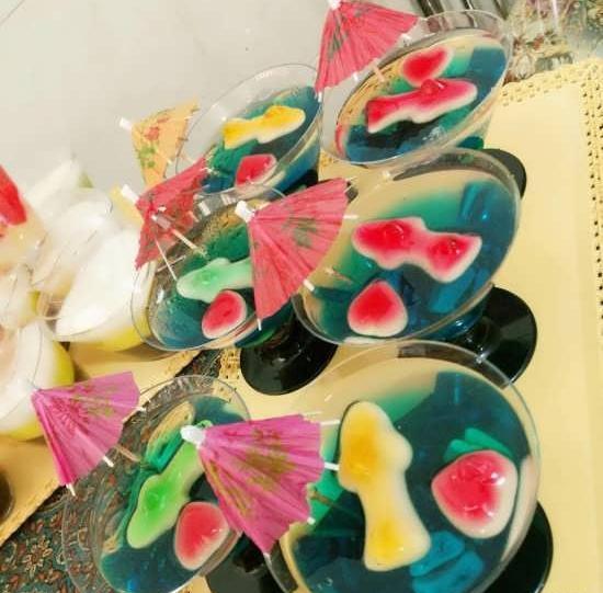 عکس های تزیین ژله برای تولد
