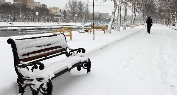 عکس برف اردبیل