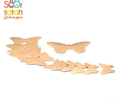 عکس پروانه های طلایی تزئینی