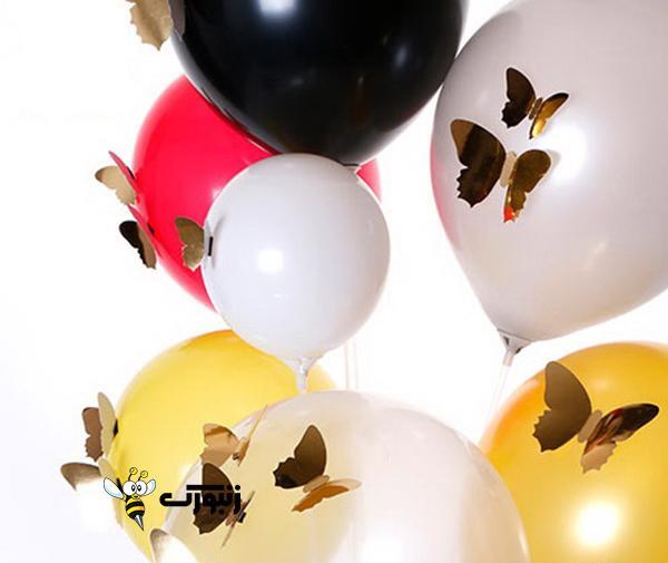 عکس پروانه های طلایی تزئینی