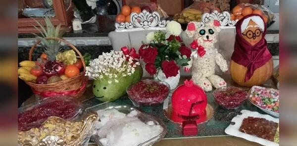 عکس ایده تزیین یلدا عروس