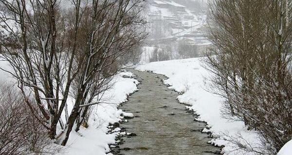 عکس برفی چالوس