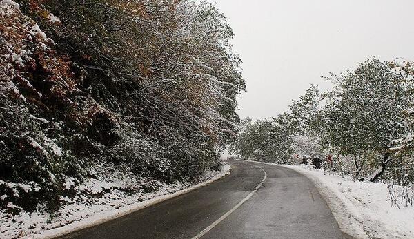 عکس برفی چالوس