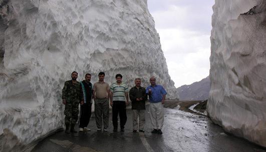 عکس برفی چالوس