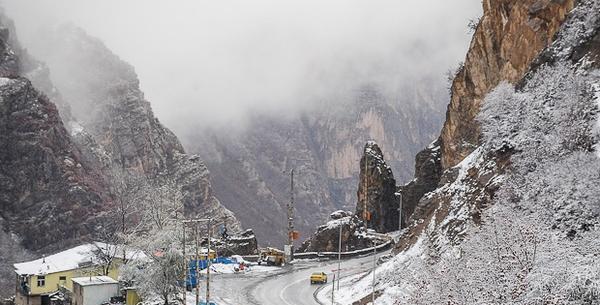 عکس برفی چالوس