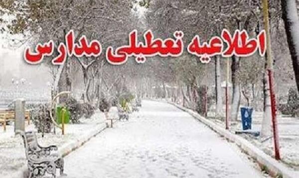 عکس برف یزد