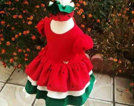عکس لباس یلدای کودکانه