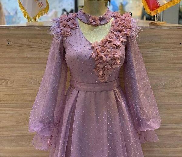 عکس لباس یلدایی دخترانه
