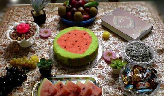 عکس ایده تزیین یلدایی