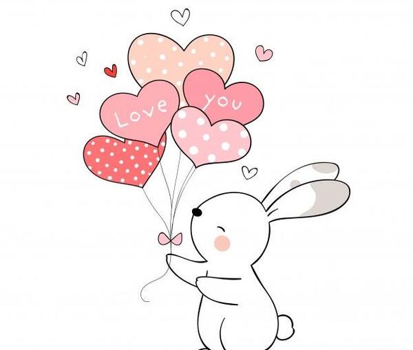 عکس خرگوش قلب