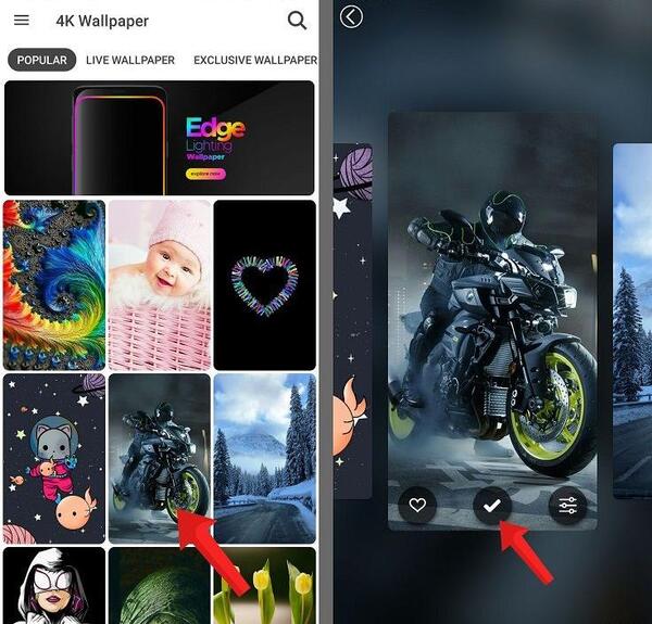 عکس پس زمینه گوشی فورکی