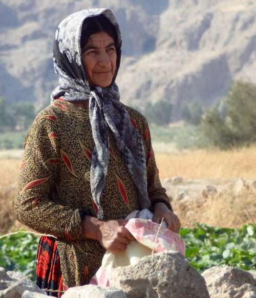عکس زن روستایی زیبا