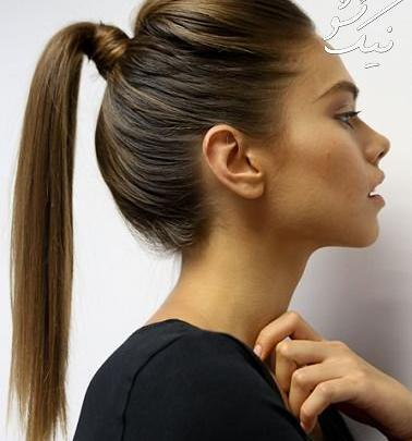 عکس پروفایل دختر مو دم اسبی