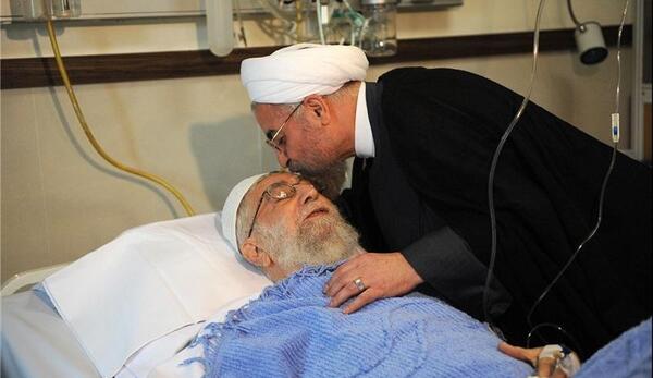 عکس محمد رضا رهبری روی تخت بیمارستان