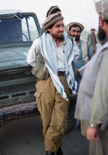 عکس مادر احمد مسعود