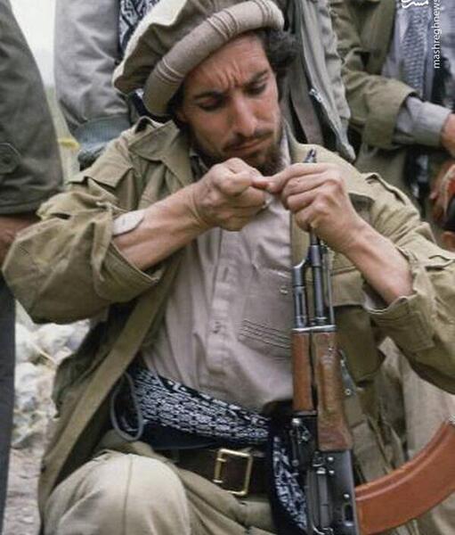 عکس مادر احمد مسعود