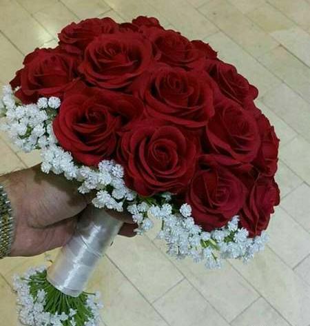 عکس گل عروسی طبیعی