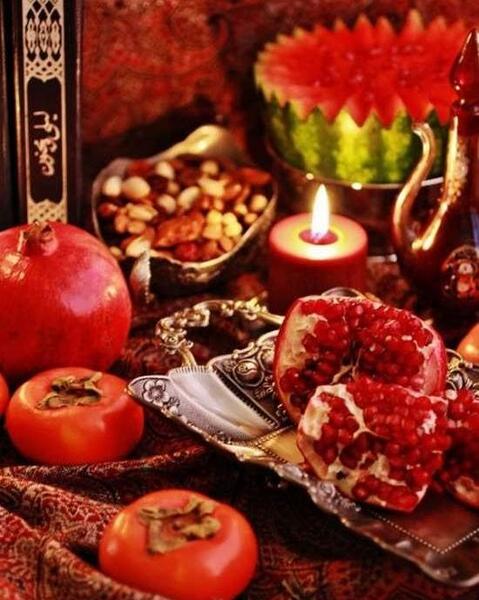 عکس شب یلدا جالب