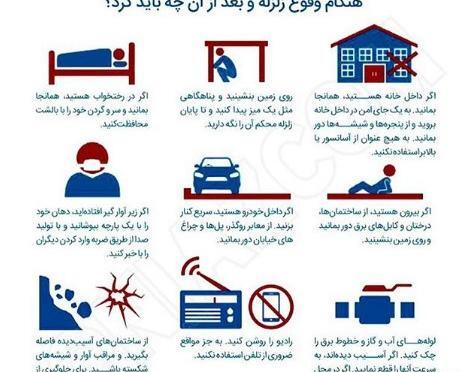 عکس در مورد وقوع زلزله