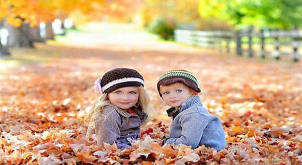عکس نی نی پاییزی