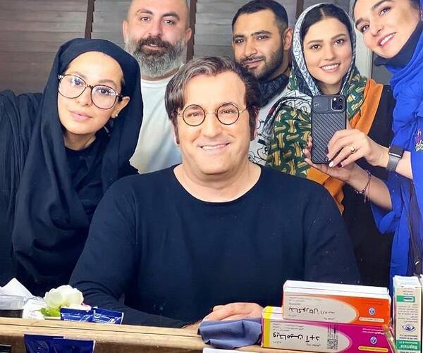 عکس های آدرینا صادقی و همسرش