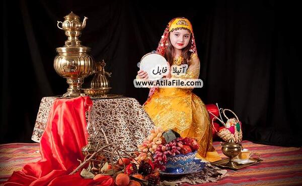 عکس شب یلدا در اتلیه