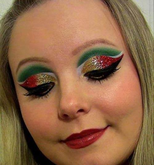 عکس آرایش صورت شب یلدا