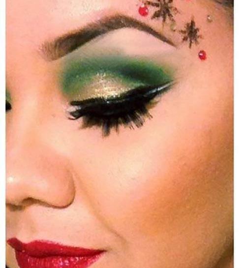 عکس آرایش صورت شب یلدا