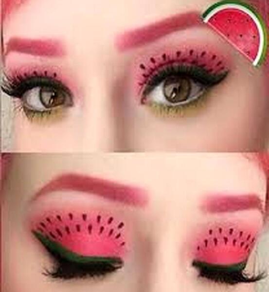 عکس آرایش صورت شب یلدا
