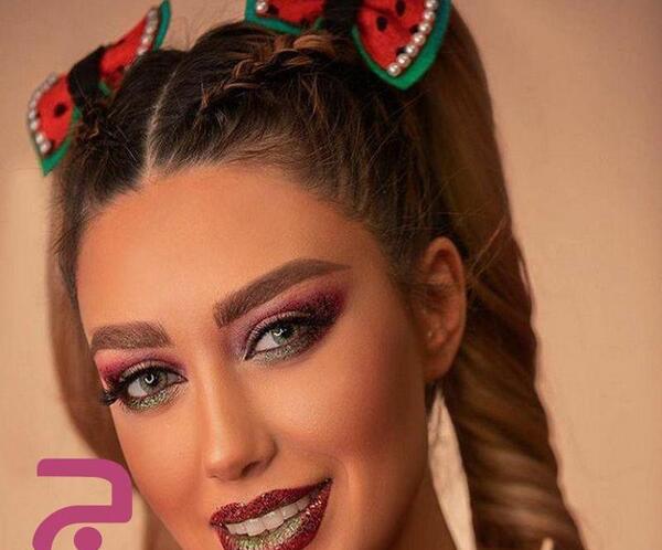 عکس آرایش صورت شب یلدا