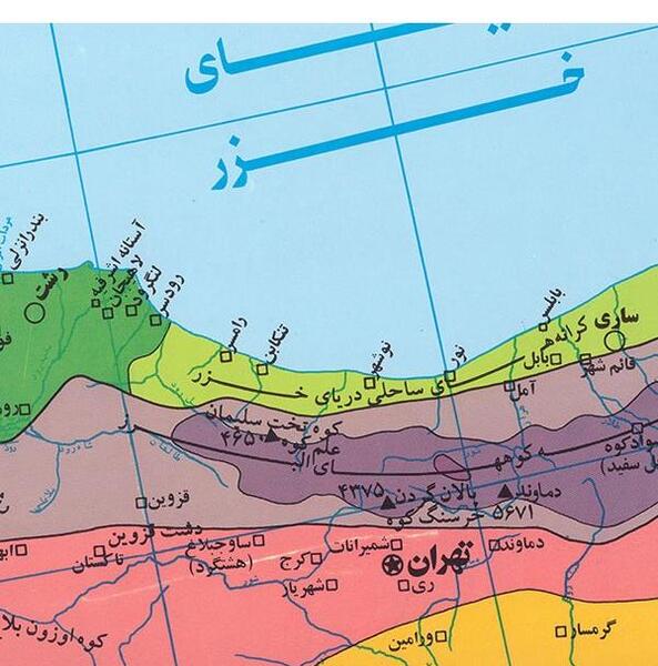 عکس نقشه آب و هوایی ایران