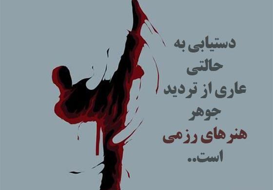 عکس جملات انگیزشی ورزشی رزمی
