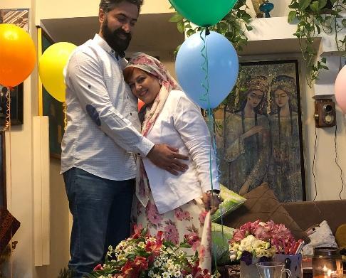 عکس سالگرد ازدواج بهاره رهنما