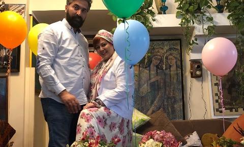 عکس سالگرد ازدواج بهاره رهنما
