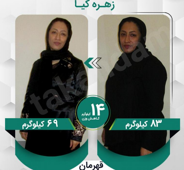 عکس نوشته انگیزشی برای لاغری