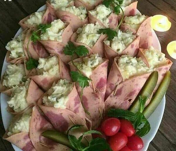 عکس ایده برای تزیین سالاد ماکارونی