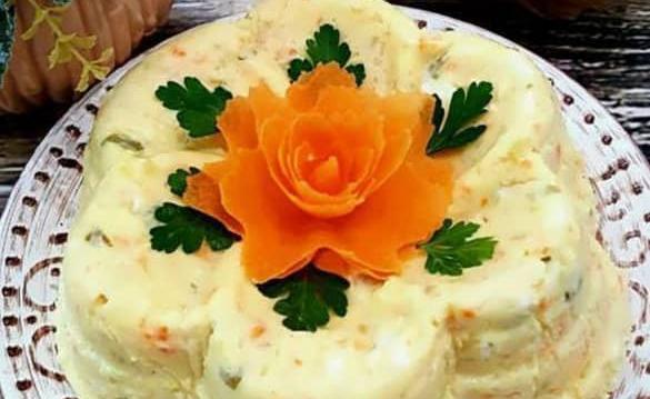 عکس ایده تزیین سالاد الویه تولد