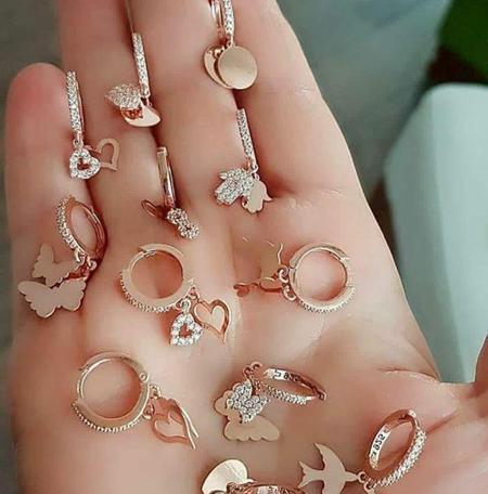 عکس گوشواره ریز طلا