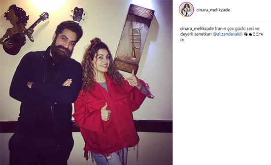عکسهای خوانندگان زن جمهوری اذربایجان