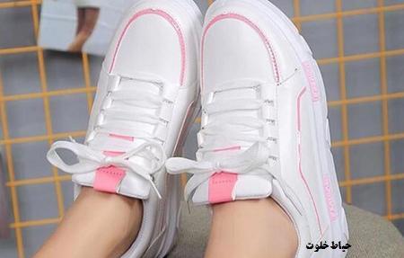 عکس کتونی سفید ساده
