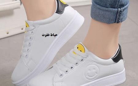 عکس کتونی سفید ساده