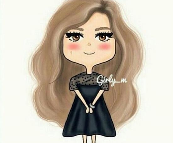 عکس دختر کوچولو کارتونی برای پروفایل