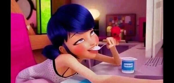 عکس عاشقانه ی مرینت و ادرین