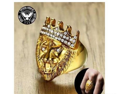 عکس انگشتر طلا شیر
