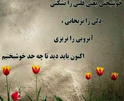 عکس جملات انگیزشی خوشبختی