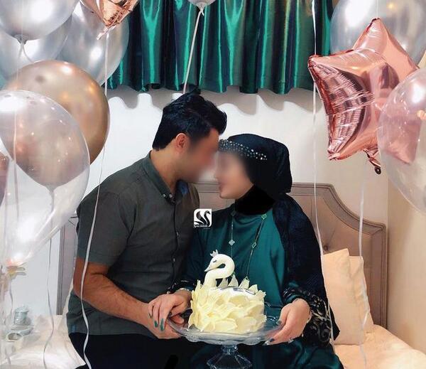 عکس سالگرد ازدواج با کیک