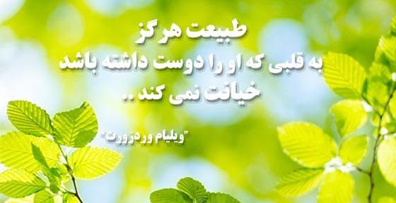 عکس جملات انگیزشی طبیعت
