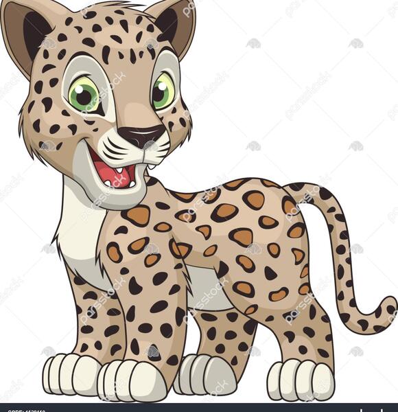 عکس پلنگ خنده دار