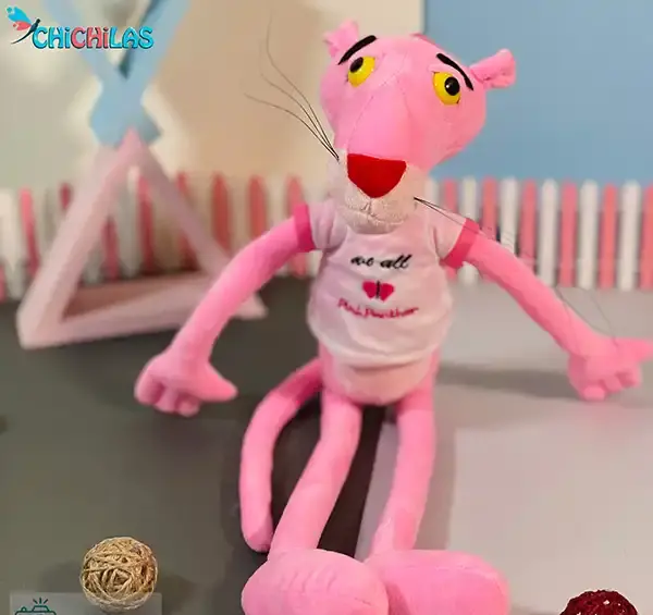 عکس عروسک پلنگ صورتی