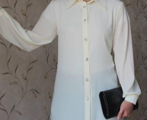 عکس شومیز ساده سفید